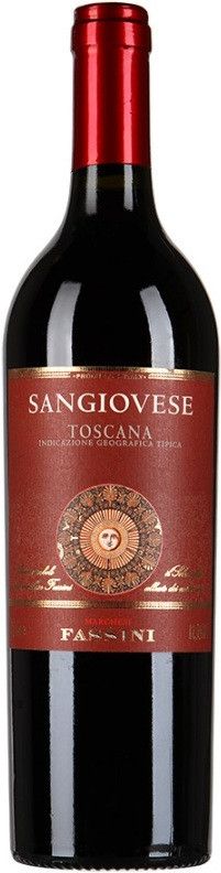 Вино "Fassini", Sangiovese, Toscana IGT