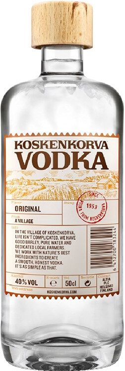 Водка "Koskenkorva", 0.5 л