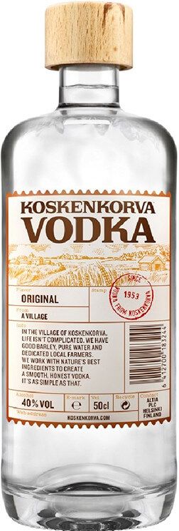 Водка "Koskenkorva", 0.5 л