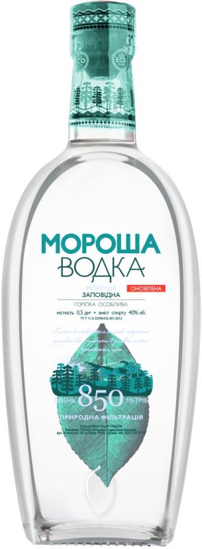 Водка "Мороша" Заповедная, 0.5 л