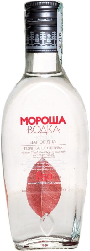 Горілка "Мороша" Заповідна, 200 мл