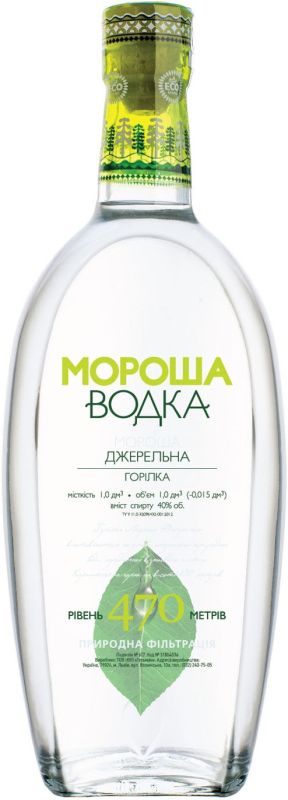 Горілка "Мороша" Джерельна (Родникова), 1 л