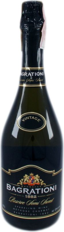 Игристое вино Bagrationi, Reserve Semi-Sweet