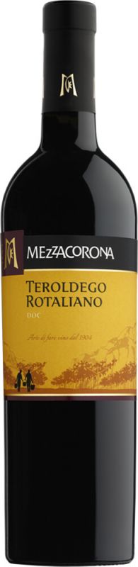 Вино Mezzacorona Teroldego Rotaliano DOC красное полусухое 0.75 л 13%