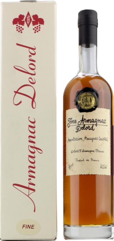 Арманьяк Delord Fine Armagnac в подарочной упаковке 40% 0,7 л
