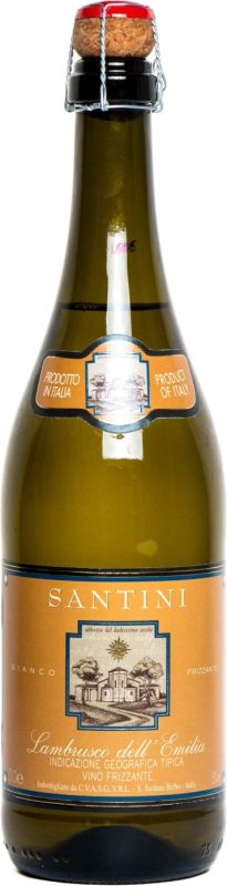 Игристое вино "Santini" Bianco, Lambrusco dell'Emilia IGT