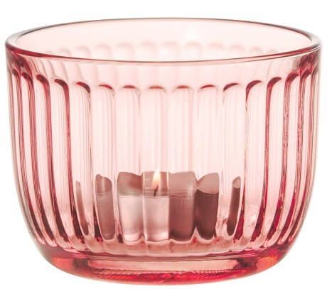 Подсвечник розовый 90мм Raami, Iittala