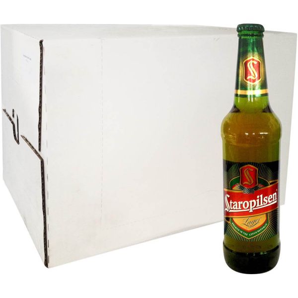 Упаковка пива Staropilsen светлое фильтрованное 4.7% 0.5 л x 20 шт