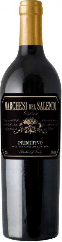Вино "Marchesi Del Salento" Primitivo, Puglia IGT, 2016