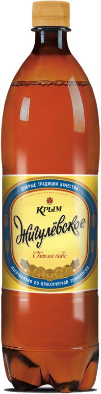Пиво "Крым" Жигулевское, ПЭТ, 1 л