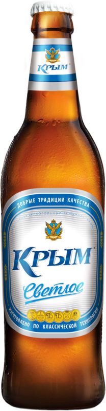 Пиво "Крым" Светлое, 0.5 л