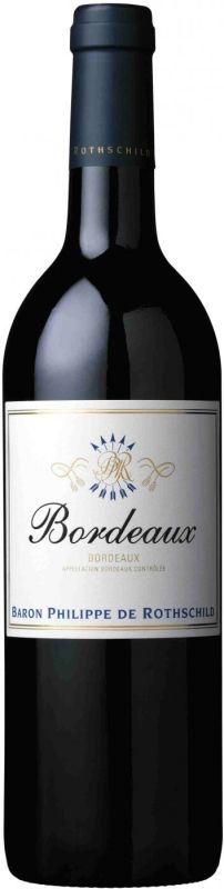 Вино Bordeaux La Baronnie AOC Rouge, 2016, 375 мл