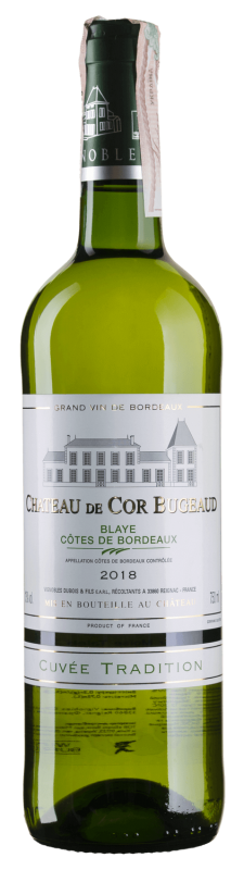 Вино Chateau De Cor Bugeaud White 2018 - 0,75 л