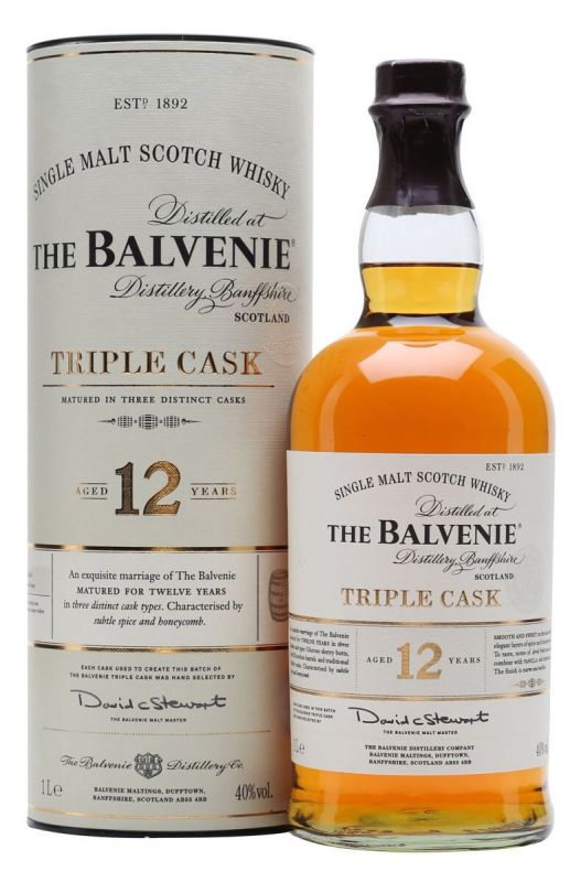 Виски Balvenie Triple Cask 12 Years Old, in tube, 1 л