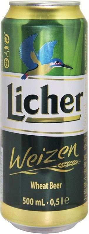 Пиво "Licher" Weizen, in can, 0.5 л