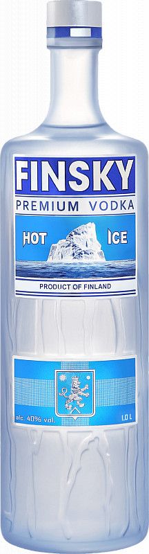Водка "Finsky" Hot Ice, 1 л