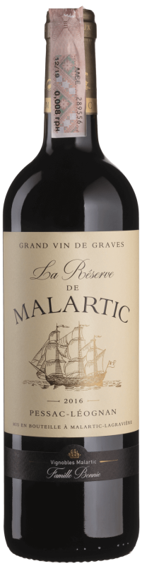 Вино Reserve de Malartic 2016 - 0,75 л