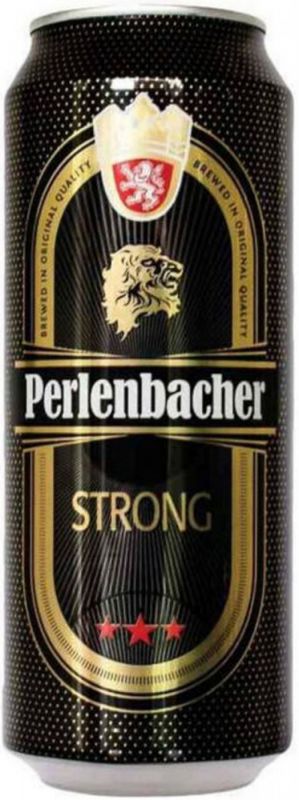 Пиво "Perlenbacher" Strong, in can, 0.5 л