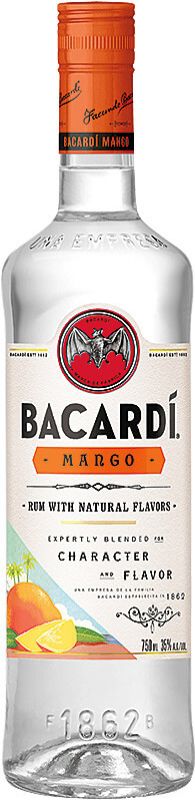 Ром "Bacardi" Mango, 0.75 л