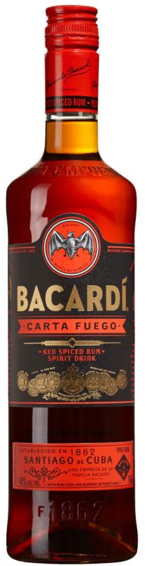 Ром Bacardi Carta Fuego, 1 л