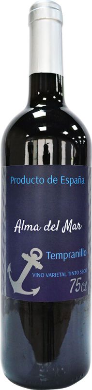 Вино Alma del Mar Tempranillo красное сухое 0.75 л 12.5%