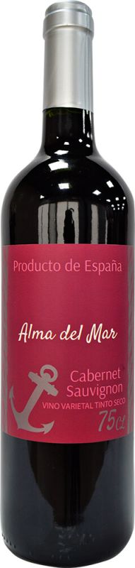 Вино Alma del Mar Cabernet Sauvignon красное сухое 0.75 л 12%