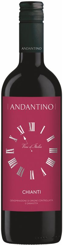 Вино Andantino Chianti красное сухое 0.75 л 12.5%