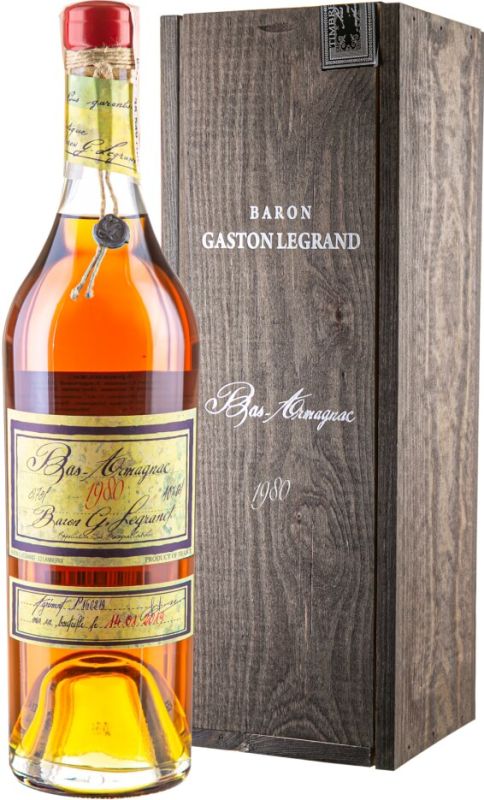 Арманьяк Bas Armagnac Baron Gaston Legrand 1980 0.7 л