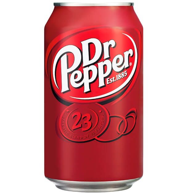 Упаковка безалкогольного напитка Dr Pepper 0.33 л х 24 банки
