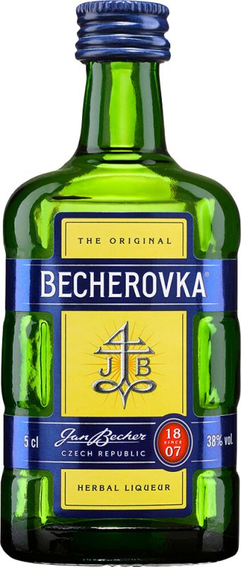 Ликерная настойка на травах Becherovka 0.05 л 38%
