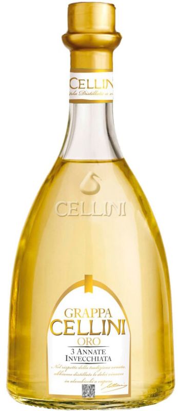 Граппа Cellini Oro 38% 0.7 л