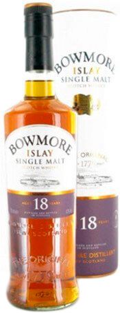 Виски Bowmore Single Malt 18 лет выдержки 0.7 л 43%