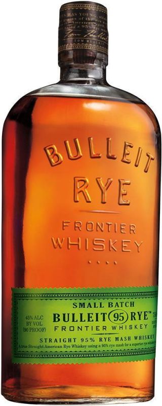 Ржаной виски Bulleit Rye от 4-х до 6-ти лет выдержки 0.7 л 45%