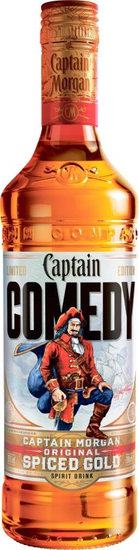 Ромовий напій Captain Morgan Spiced Gold Лімітована серія 0.7 л 35%