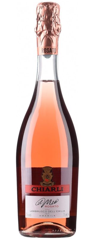 Вино игристое Chiarli Lambrusco Rosato розовое сладкое 0.75 л 7.5%