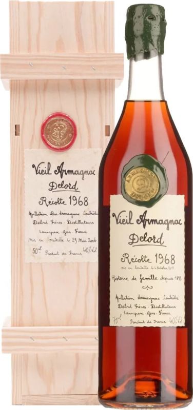 Арманьяк Delord Bas-Armagnac 1968 0,7 л 40%