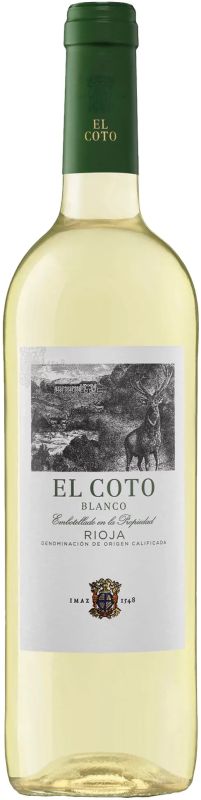 Вино El Coto «Rioja Blanco» (сухое, белое, Испания) 0,75 л