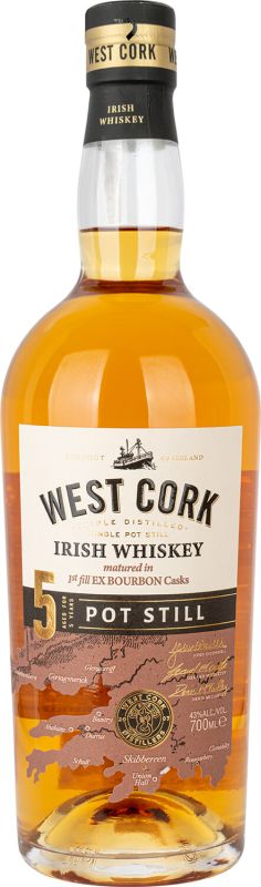 Виски West Cork 5yo Single Pot Still 0,7 л