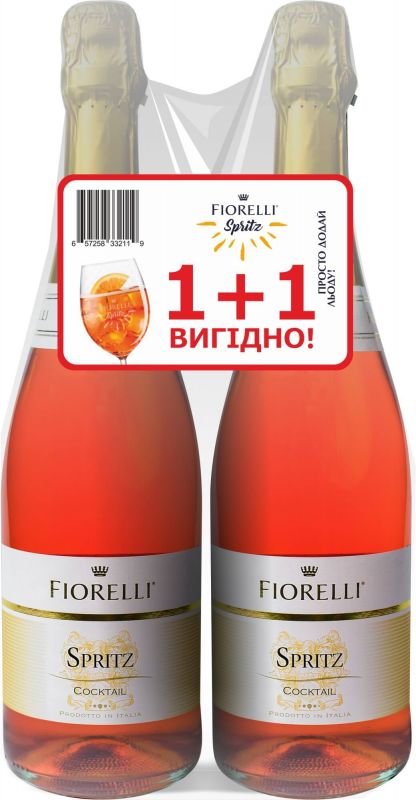 Набор напитка на основе вина Fiorelli Spritz розовое полусладкое 0.75 л х 2 шт 7%