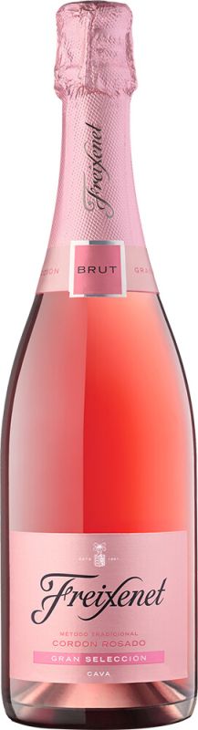 Вино игристое Freixenet Cava Cordon Rosado розовое брют игристое 0.75 л 12%