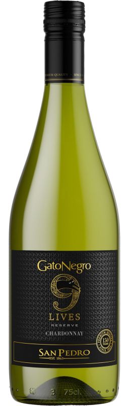 Вино Gato Negro 9 Lives Reserve Chardonnay белое сухое 0.75 л 13.2%