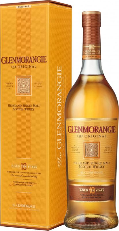 Віскі Glenmorangie "The Original" 10 років витримки 1 л 40% у подарунковій упаковці