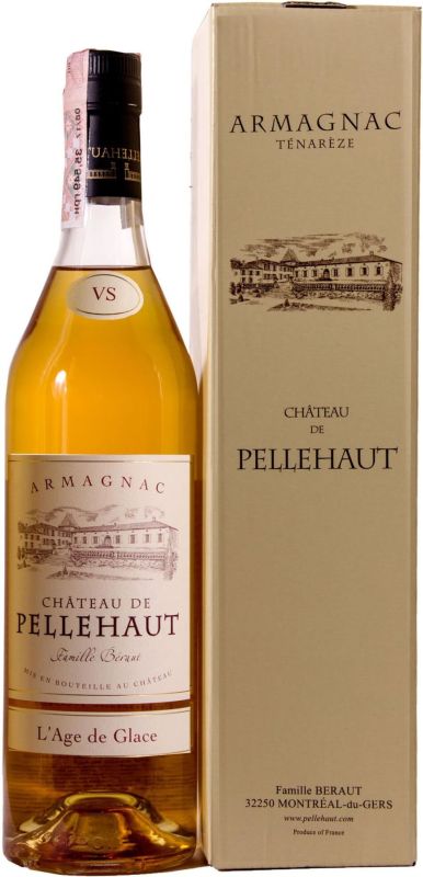 Арманьяк Chateau de Pellehaut L'Age de Glace в коробке 0.7 л
