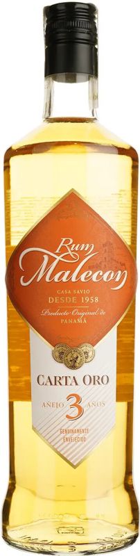 Ром Malecon Carta Oro 3 YO 1 л 40%