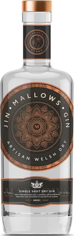 Джин Mallows Welsh Dry Gin 0.7 л