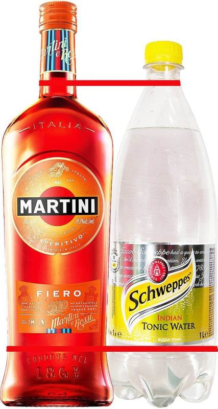 Вермут Martini Fiero 0.75 л 14.9% + Тоник 1 л