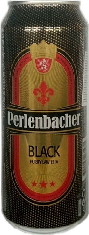 Пиво Perlenbacher Schwarzbier темне фільтроване 4.9% 0.5 л