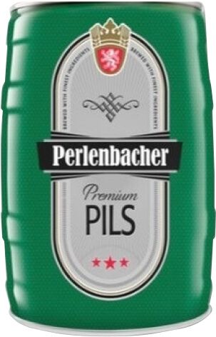 Пиво Perlenbacher Pils светлое фильтрованное 4.9% 5 л