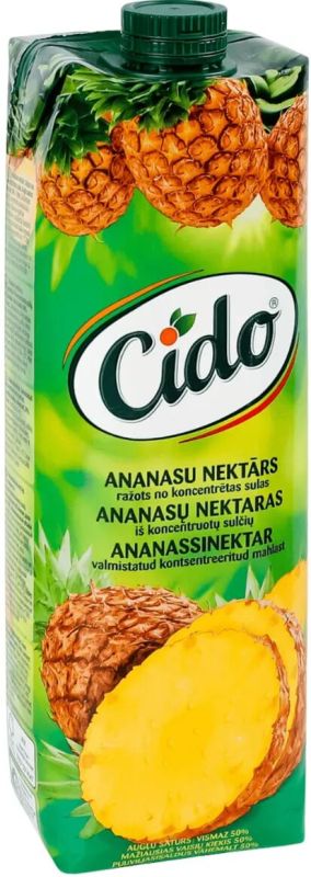 Сок CIDO Ананасовый нектар 50% 1 л