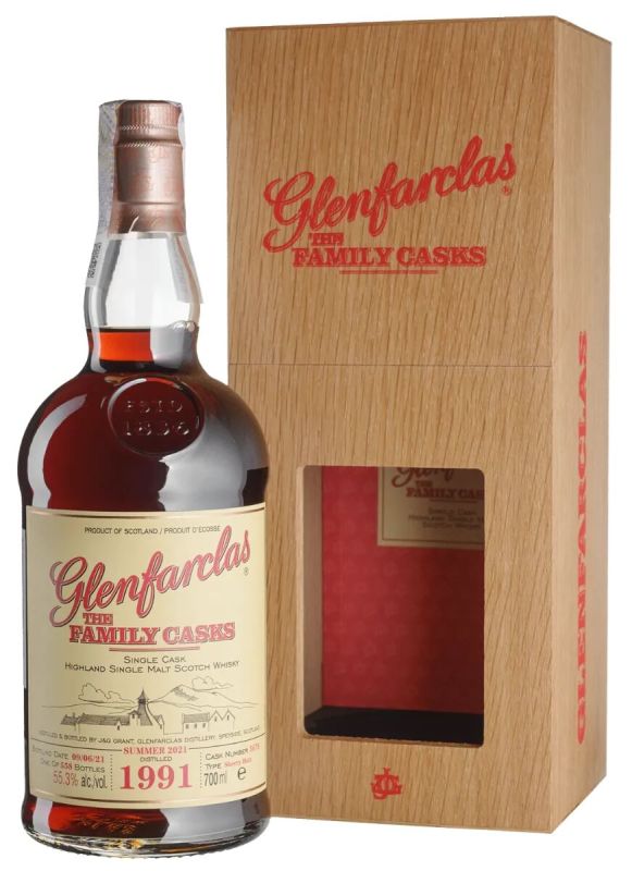 Виски Glenfarclas The Family Cask 1991 S22 #5679 0,7 л